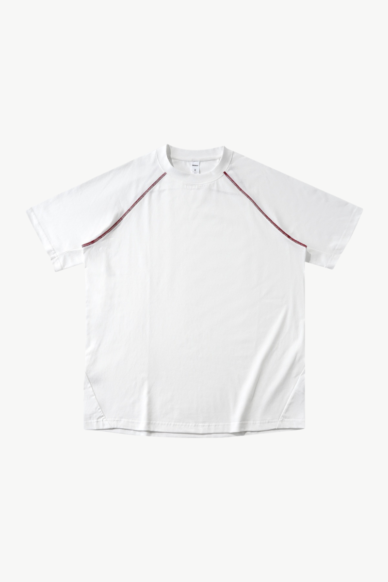 Women's 220g High Stretch Contrast Stitch Raglan Tee