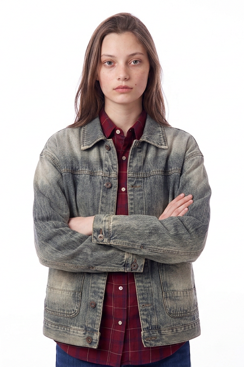 Women's Relaxed Classic Fit Denim Jacket