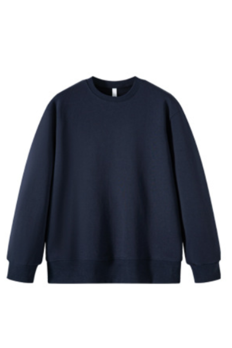 Men Fall 380gsm 100% Cotton Crew Neck Oversized Sweatshirt