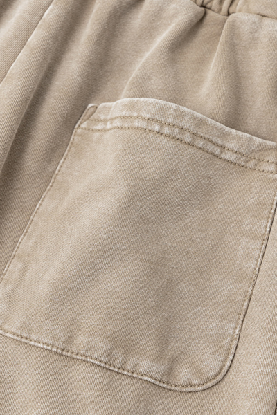 Men's Cotton Streetwear Washed Relaxed Short