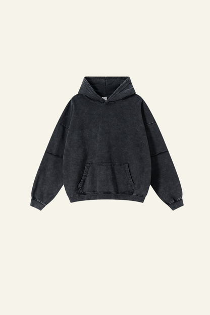 Men's Heavyweigt Fake Patchwork Two-piece Cotton  Hoodie