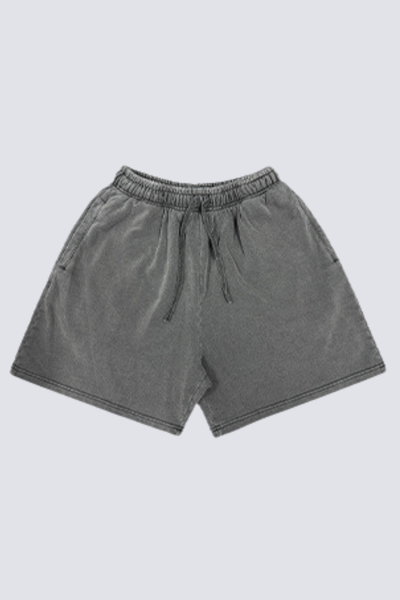 Men's Summer 320g Snow Wash Cotton Loose 5" Shorts
