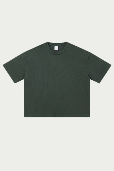 Men's 280g Spring Solid Cotton Boxy Oversized Tee