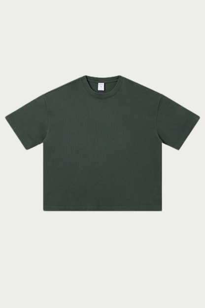 Men's 280g Spring Solid Cotton Boxy Oversized Tee