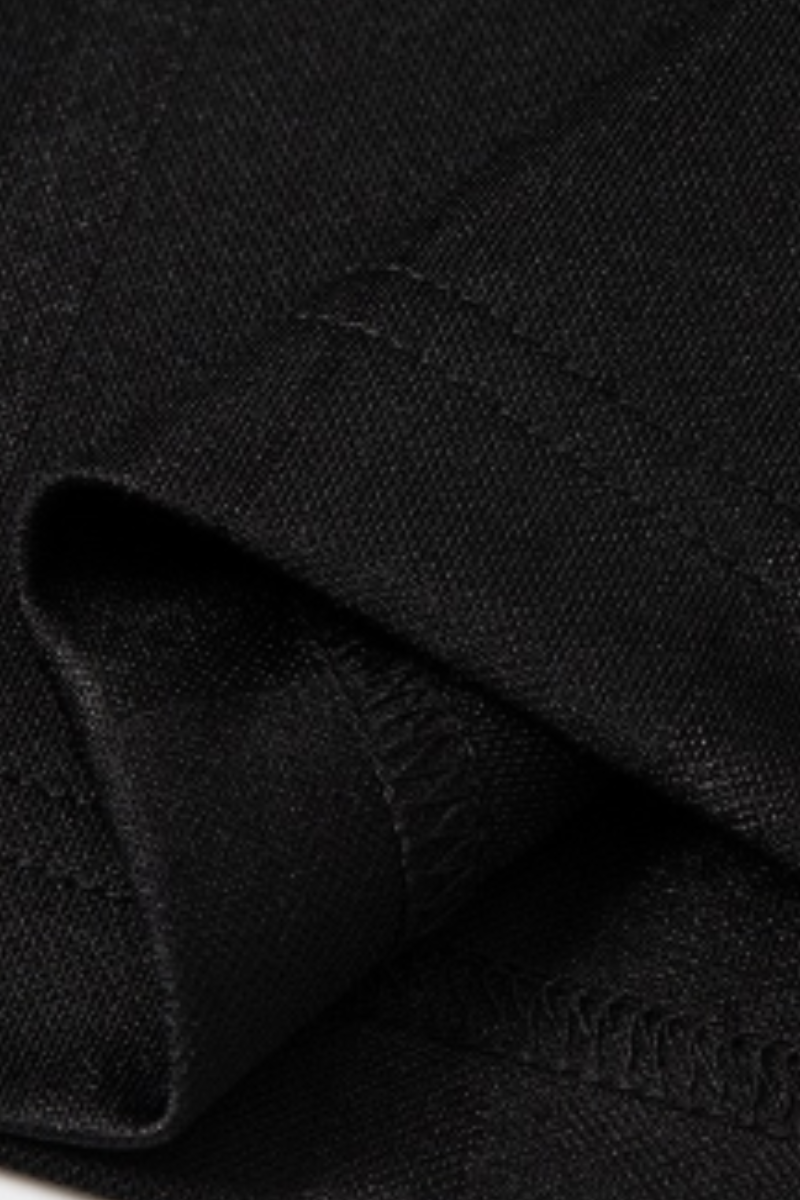 Men Spring Triacetate V Neck Contrast Athletic Long Sleeve