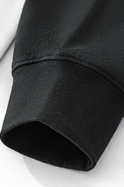 Men's  Cotton  Faux-Two-Piece Long Sleeve T-shirt