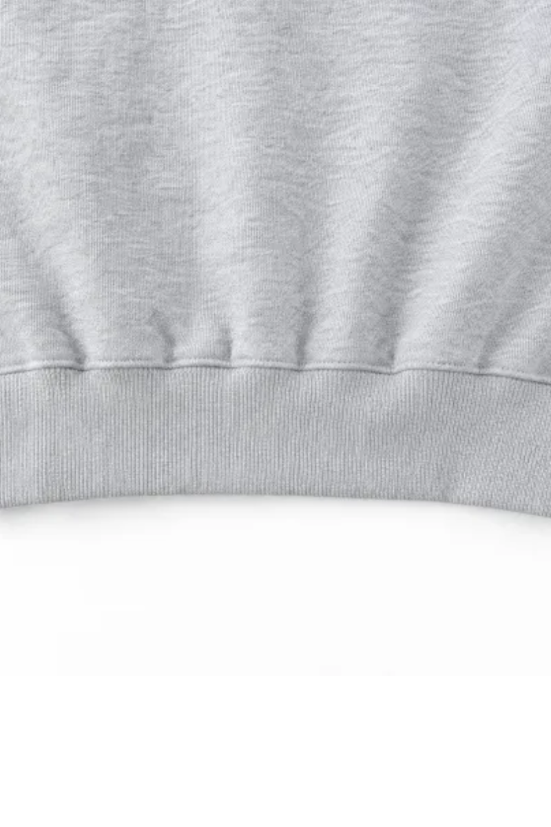 Men Winter Fleece Lined Crew Neck Oversized Sweatshirt