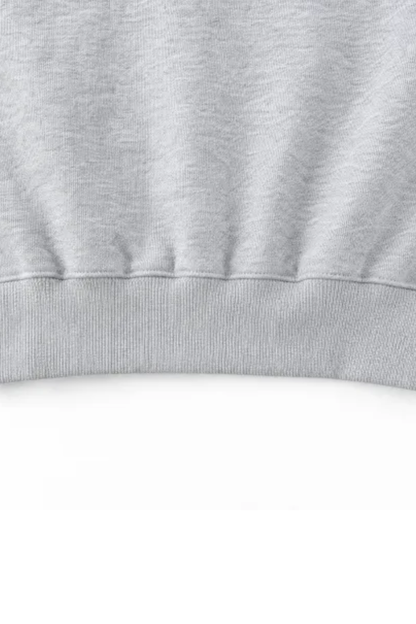 Men Winter Fleece Lined Crew Neck Oversized Sweatshirt