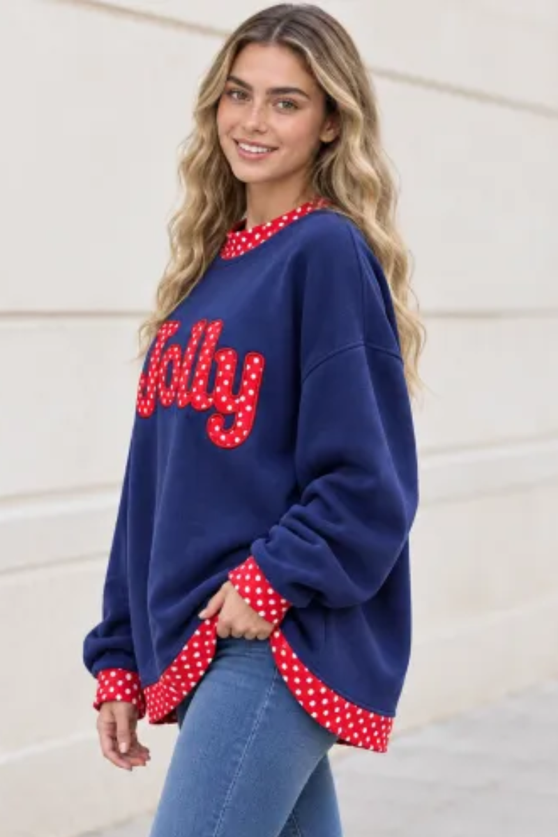 Women Fall Clothing Christmas Merry Letter Sweatshirt