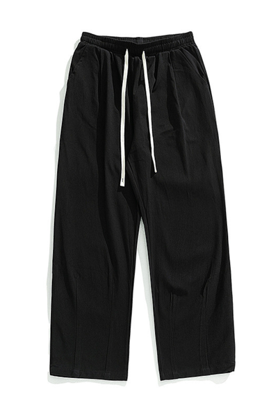 Men's Spring Japan Draped Double Pleated Fleece Pants