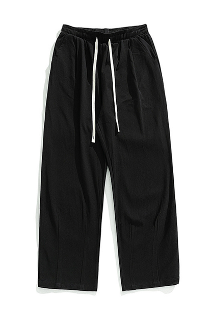 Men's Spring Japan Draped Double Pleated Fleece Pants