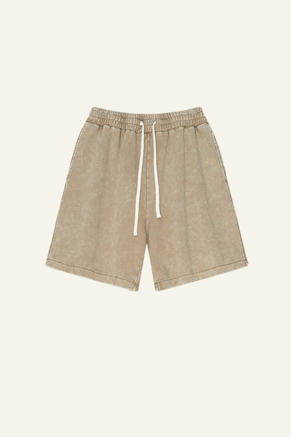 Men's Cottton Washed Athletic Wear Shorts