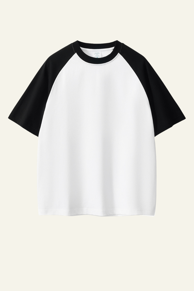Men's  Cotton Color-Blocked Relaxed T-shirt.