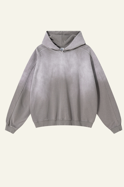 Men's Gradient Color Cotton Hoodie