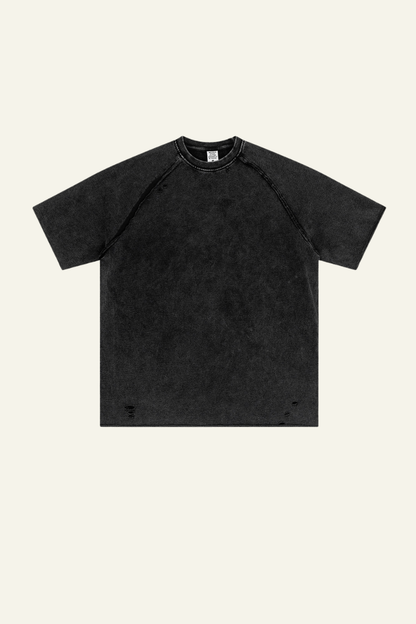 Men's Washed Wax-Dyed Cotton T-shirt.