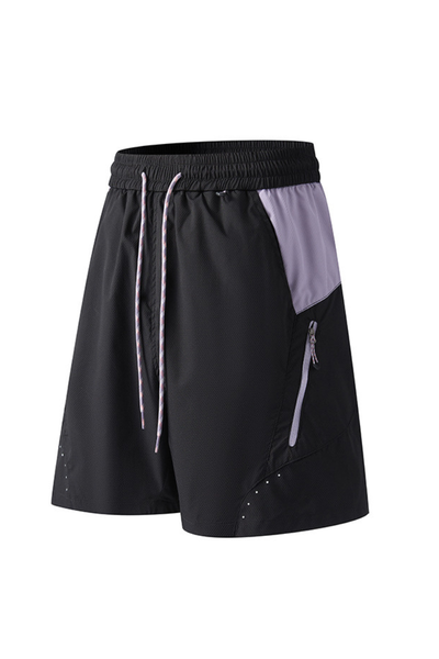 Unisex Outdoor Water-Resistant Colorblock 5" Beach Shorts