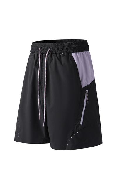 Unisex Outdoor Water-Resistant Colorblock 5" Beach Shorts