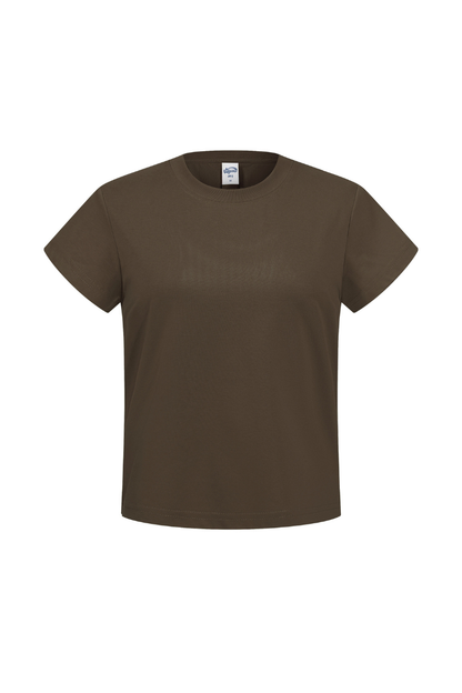 Women's Cotton Athletic Solid Minimalist T-shirt