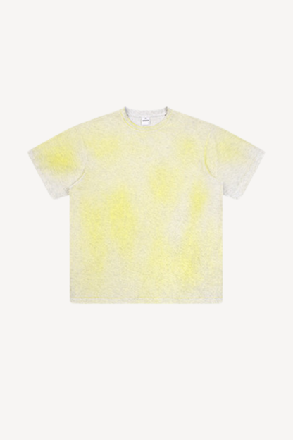 Men's Summer 160g Cotton Hand Painted Fade Loose Crew Tee