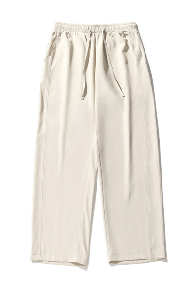 Men's Summer Ice Silk Loose Straight Wrinkle Free Pants