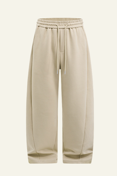 Men's Streetwear Drawstring Straight-Leg Pants