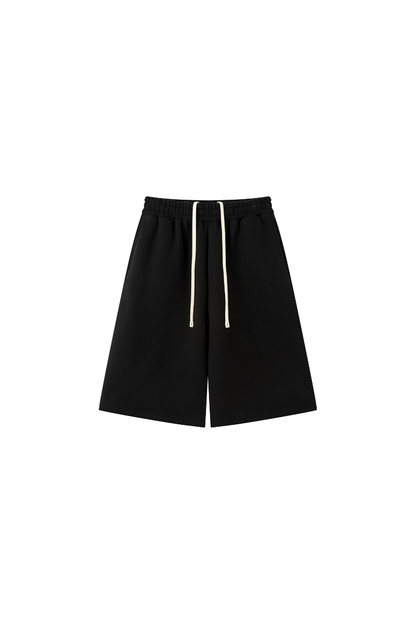 Men Fall Clothing Fleece Lined Drawstring Five Inch Shorts