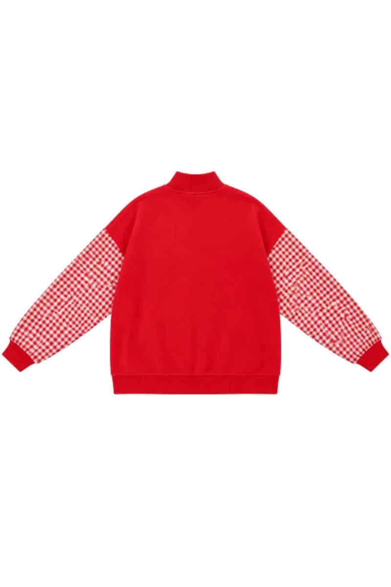Women Fall Clothing Christmas Merry Plaid Sweatshirt