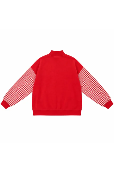Women Fall Clothing Christmas Merry Plaid Sweatshirt