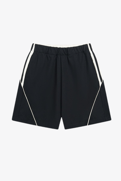 Men's Streetwear Color-Blocked Stripe Shorts