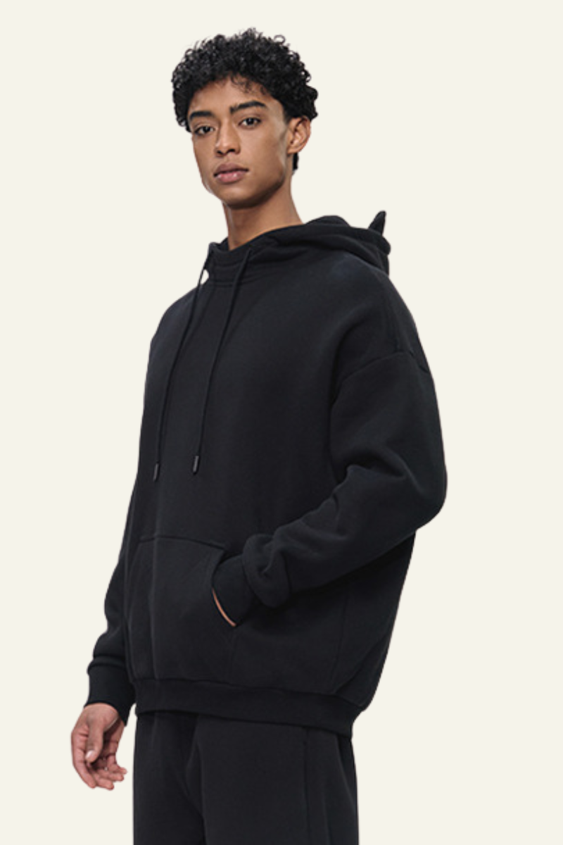 Men's Eye Mask Version With Fleece-Lined Hoodie.