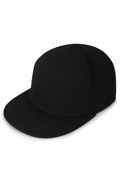 Men's Elastic Solid Flat Brim Mesh Hip Hop Hat