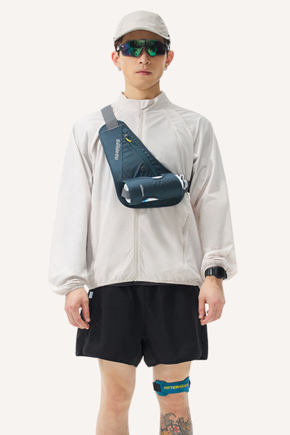 Unisex LYCRA Wicking Quick Dry Stand Collar UPF Sun Shirt