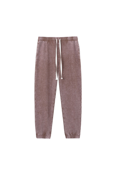 Unisex Fall 400G Washed Vintage Relaxed Sweatpants
