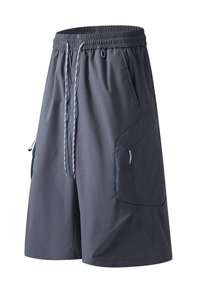 Unisex Summer Straight 7/8 Waterproof Cargo Quick Dry Shorts