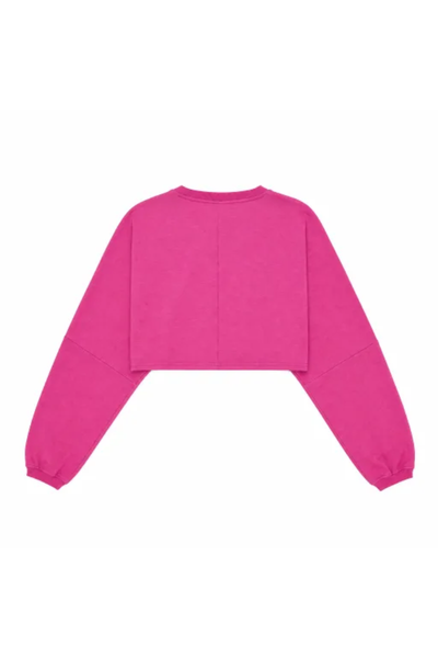 Women Spring Lightweight Cropped Drop Shoulder Workout Top