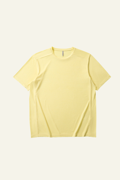 Unisex Round Neck Drape Sleeve Loose Fit T-shirt