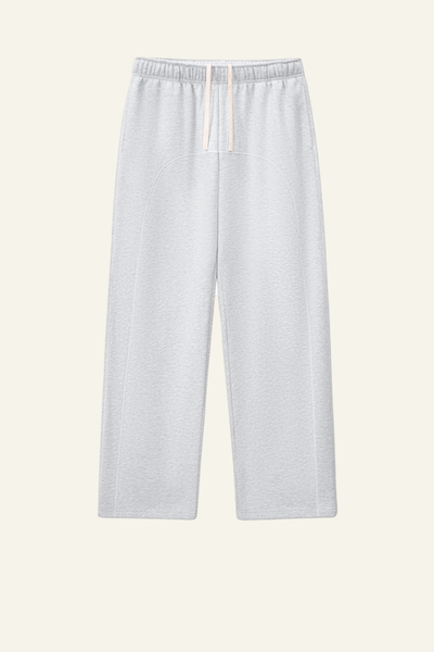 Women's Streetwear Color-Block Elastic Wide-leg Casual Pants