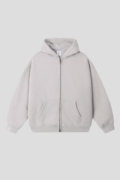 Women's Fall Winter 360g Washed Batik Fleece Loose Hoodie