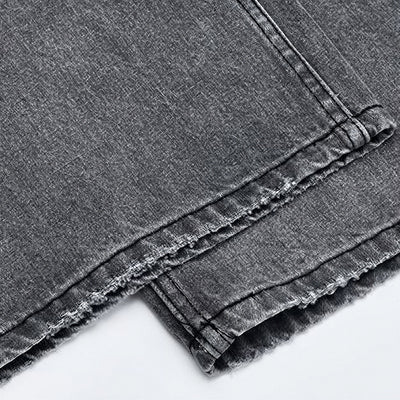 Men's Spring Gray Gradient Cat Whisker Denim Jeans