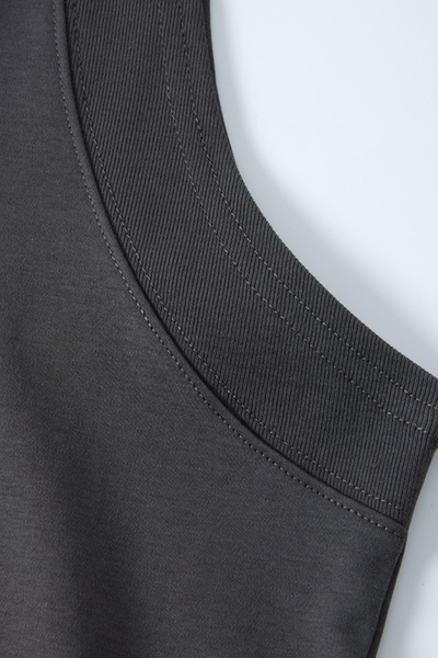 Unisex Summer Lyocell Cooling Paneled Loose Tank Top