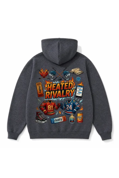 Men Fall Clothing Heated Rivalry Graphic Oversized Hoodie