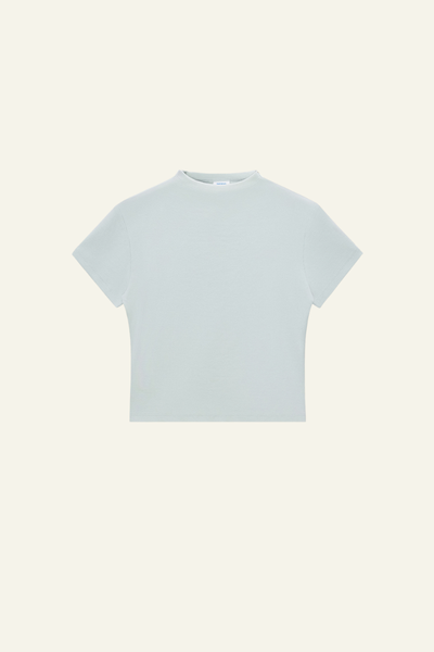 Women's Streetwear  High-neck Slim  Dopamine  T-shirt