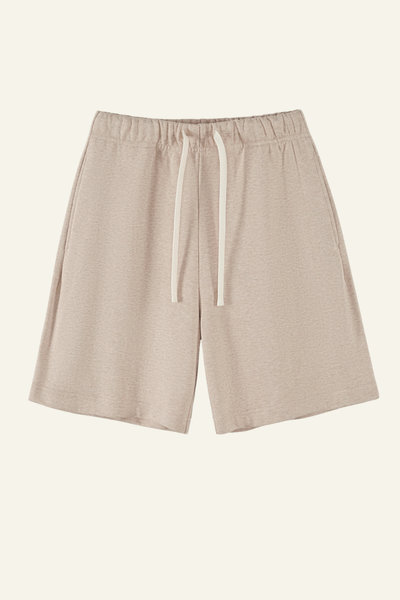 Men's Cotton Heavyweight Drawstring Straight Leg Short