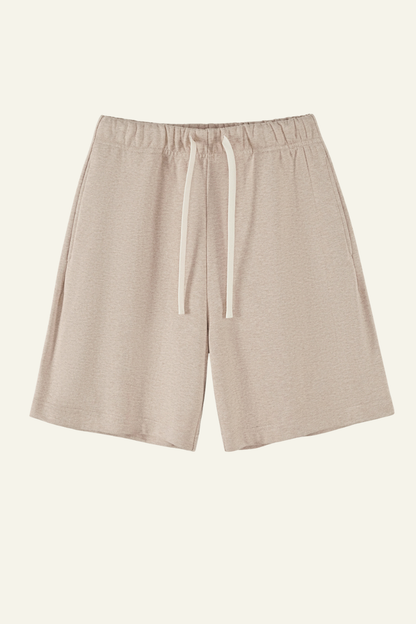 Men's Cotton Heavyweight Drawstring Straight Leg Short