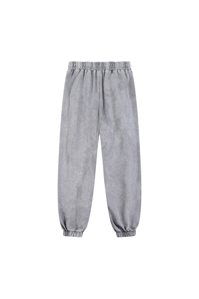 Unisex Fall Clothing 400G Washed Relaxed Jogger Pants