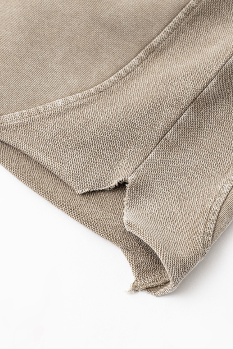 Men's Cotton Streetwear Washed Relaxed Short