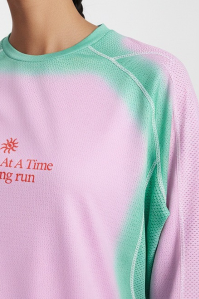Unisex Spring Summer 2026 Long Sleeve Outdoor Ombre Tee