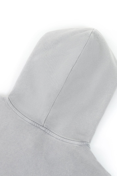 Women Fall Clothing Snow Washed Cropped Heavyweight Hoodie