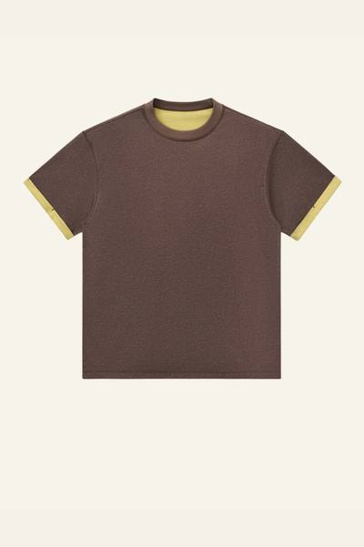 Men's Color-blocked Base Layer Short-sleeved T-shirt