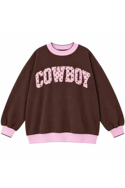 Women Fall Clothing Oversized Color Block Sweatshirt